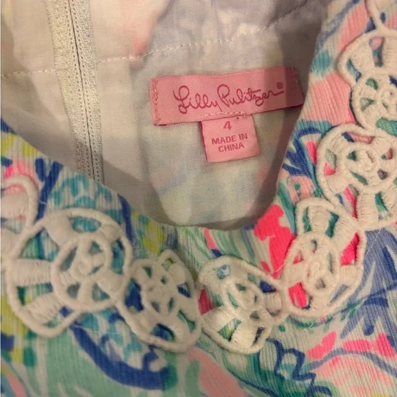 Lilly Pulitzer Multicolor Dress Set- Size 3 & 4
